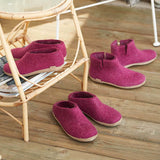 glerups Sko med skinnsåle Sko med skinnsåle Cranberry