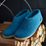 glerups Sko med skinnsåle Sko med skinnsåle Petrol