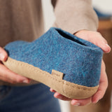 glerups Sko med skinnsåle Sko med skinnsåle Petrol