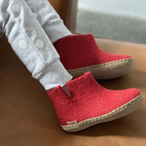 glerups Støvler junior Støvler med skinnsåle Rød