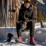 glerups Støvler med naturgummisåle - svart Støvler med naturgummisål Cranberry