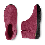 glerups Støvler med naturgummisåle - svart Støvler med naturgummisål Cranberry