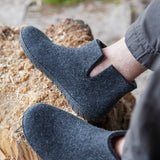 glerups Støvler med naturgummisåle - svart Støvler med naturgummisål Koksgrå