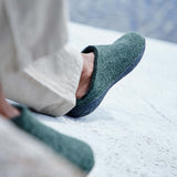 glerups Tøfler med naturgummisåle - svart Tøfler med naturgummisål Forest