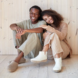 glerups Tøfler med skinnsåle Tøfler med skinnsåle 12 Sand