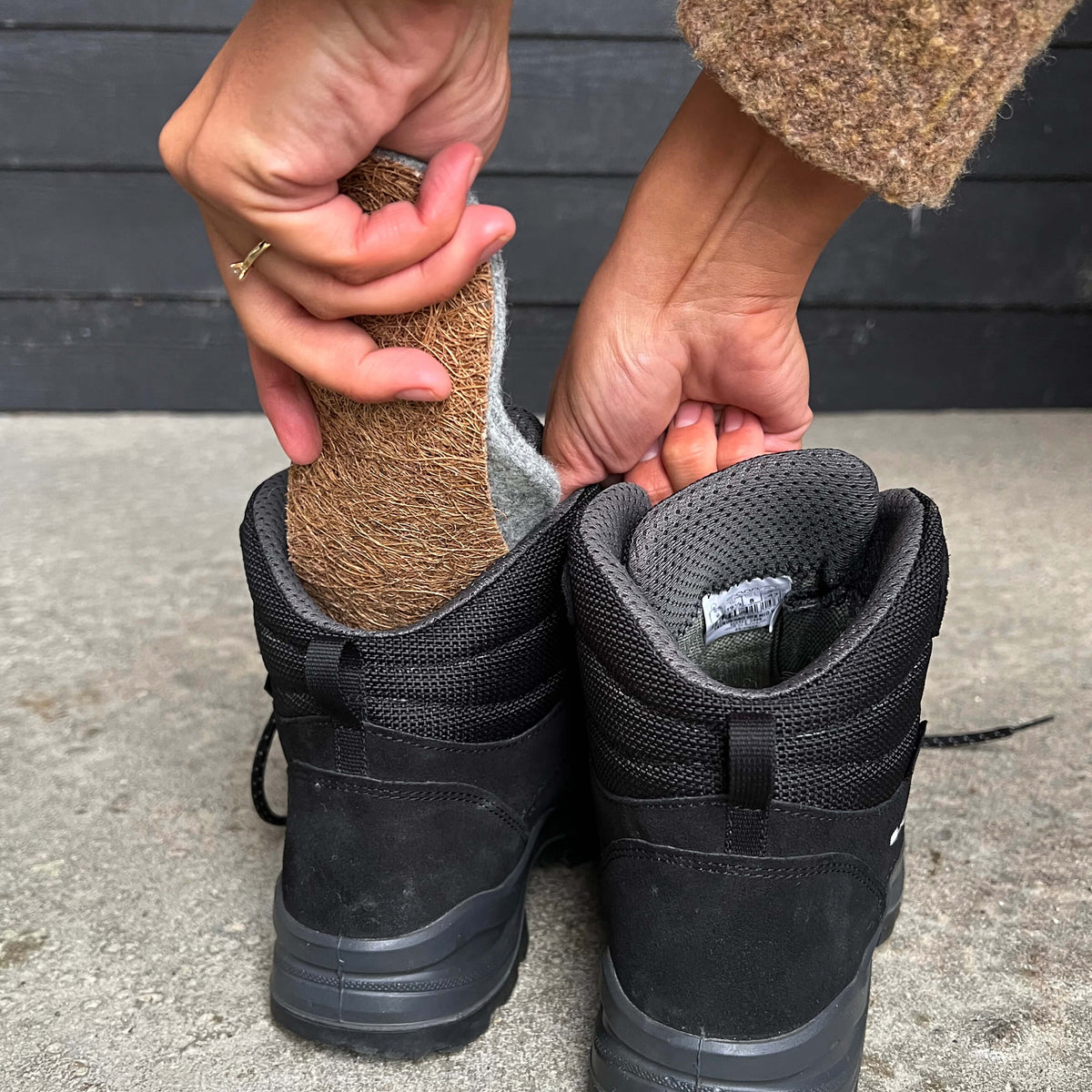 glerups Innleggssåle 5mm, Arch Relax Såler i filt Grå