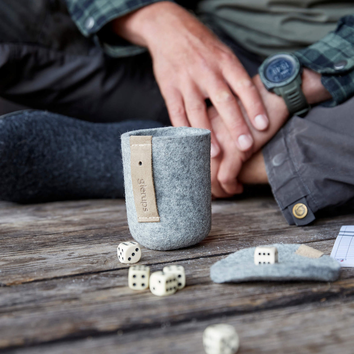 glerups Quietzy Double set Accessories Koksgrå