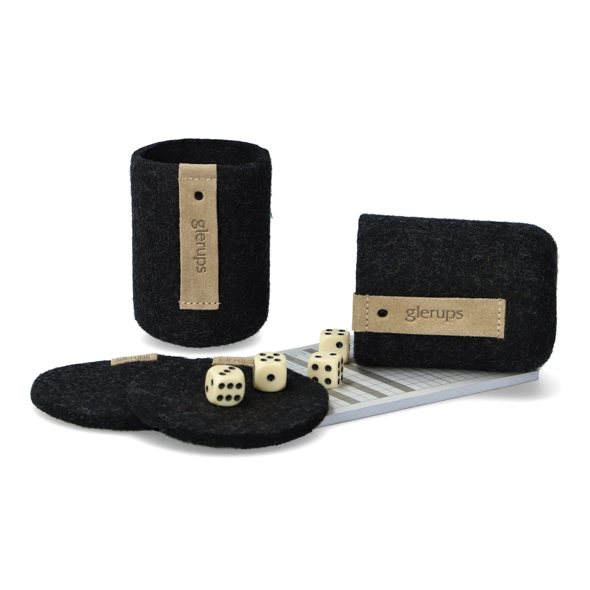 glerups Quietzy Double set Accessories Koksgrå