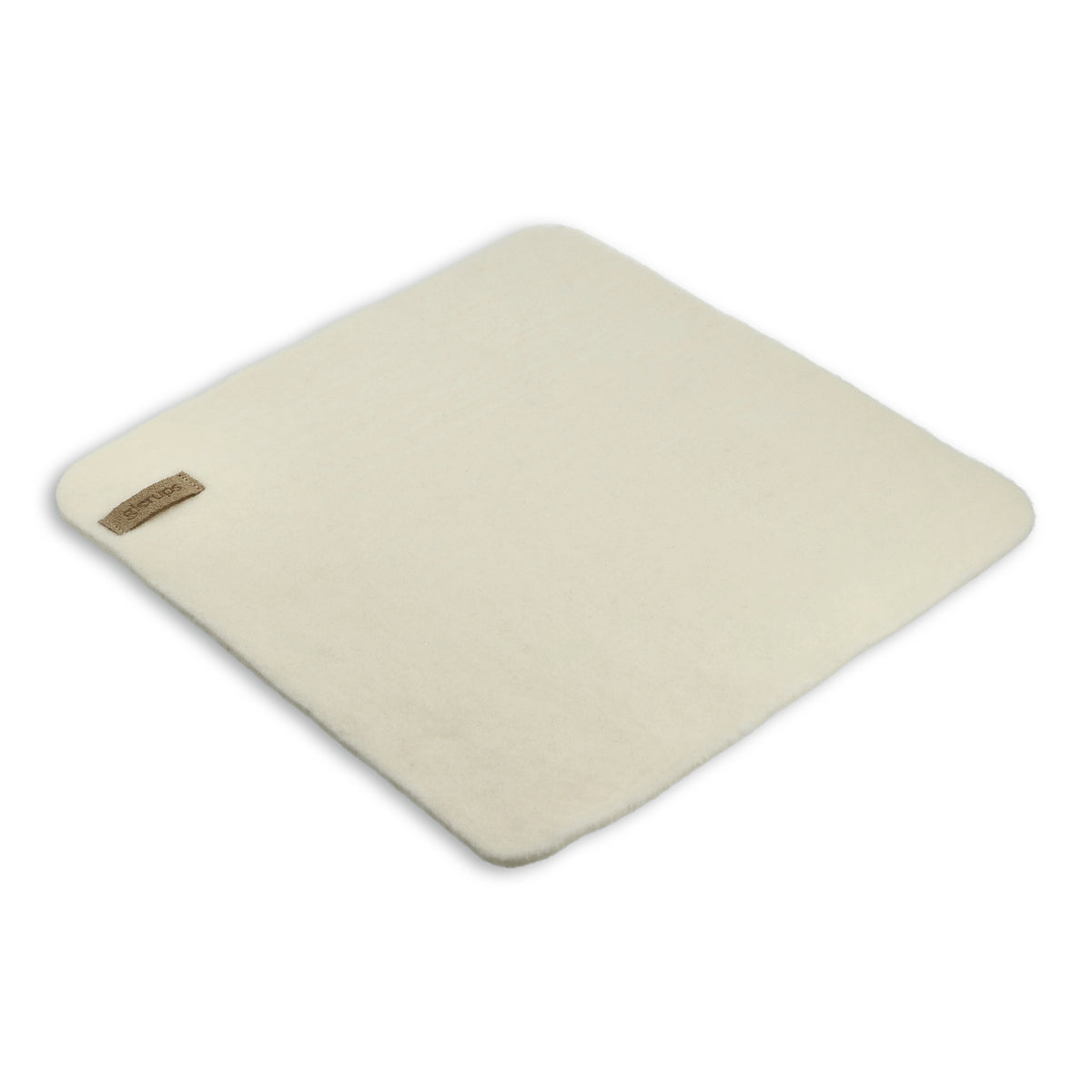 glerups Setepute, firkantet 32 cm Accessories Hvit