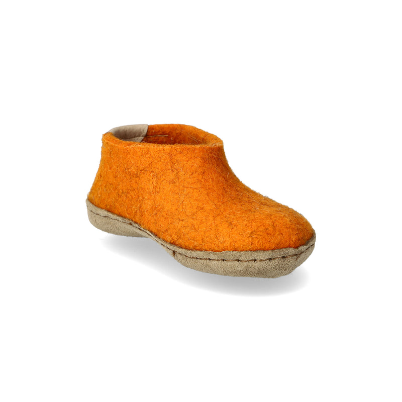 glerups Sko barn Sko med skinnsåle Orange