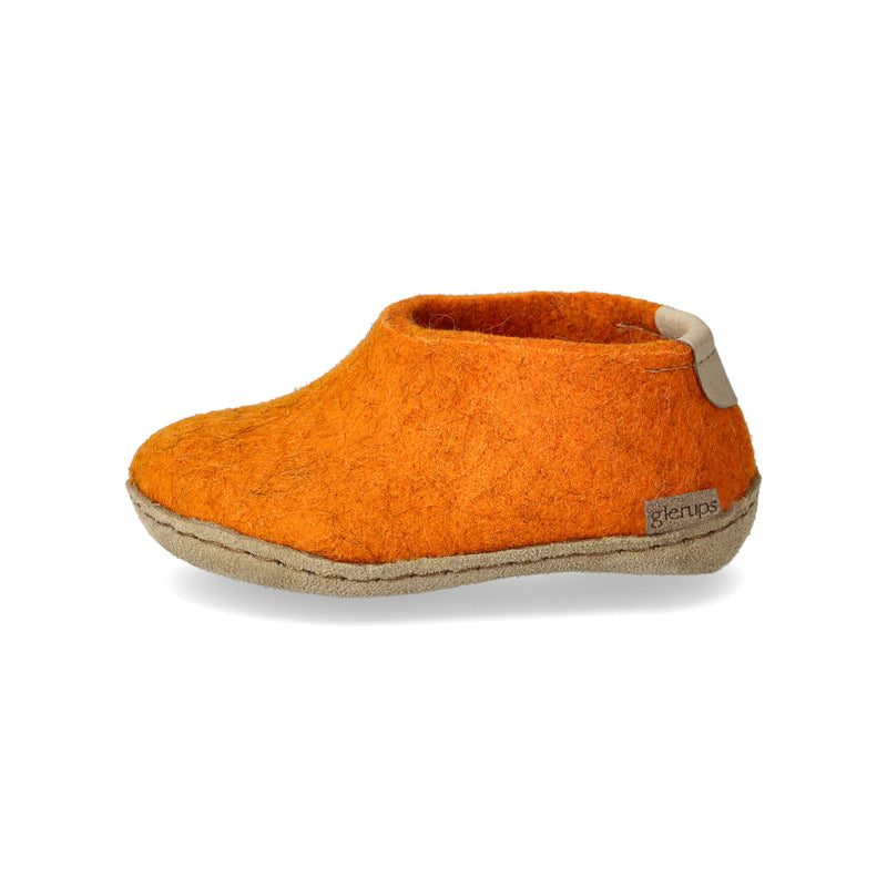 glerups Sko barn Sko med skinnsåle Orange