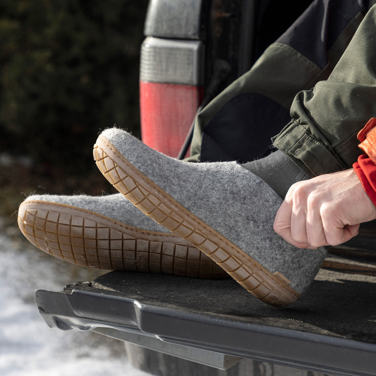 glerups Sko med naturgummisåle - honey Sko med naturgummisål Grå