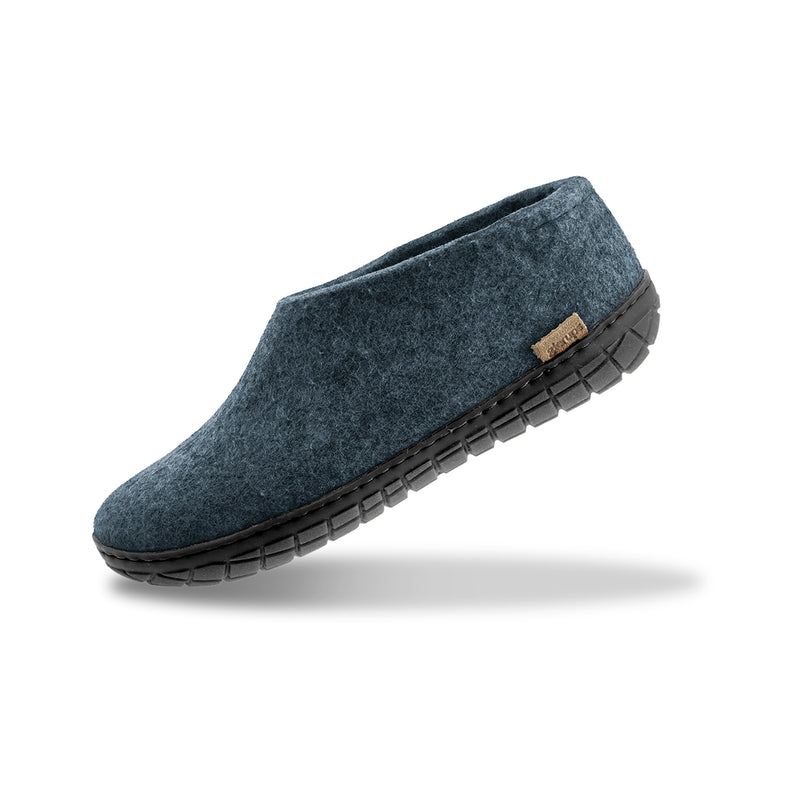 glerups Sko med naturgummisåle - svart Sko med naturgummisål Denim