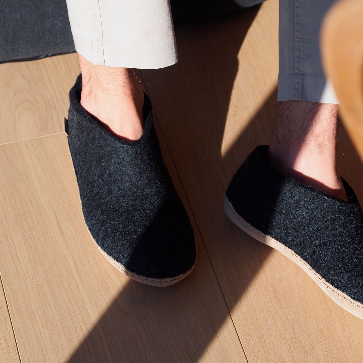 glerups Sko med skinnsåle Sko med skinnsåle Koksgrå