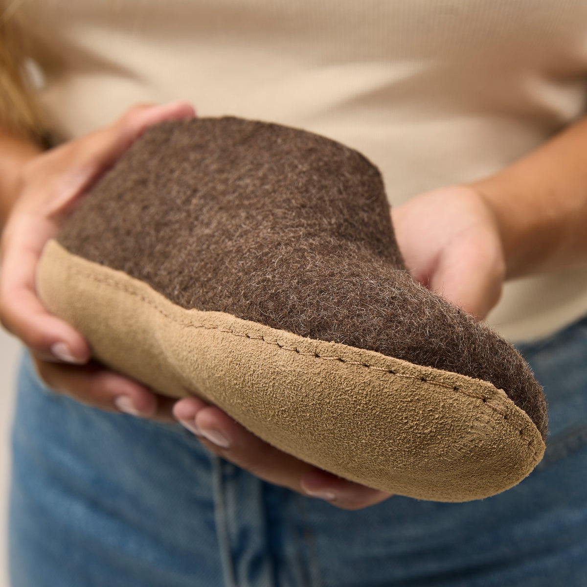 glerups Sko med skinnsåle Sko med skinnsåle Chestnut