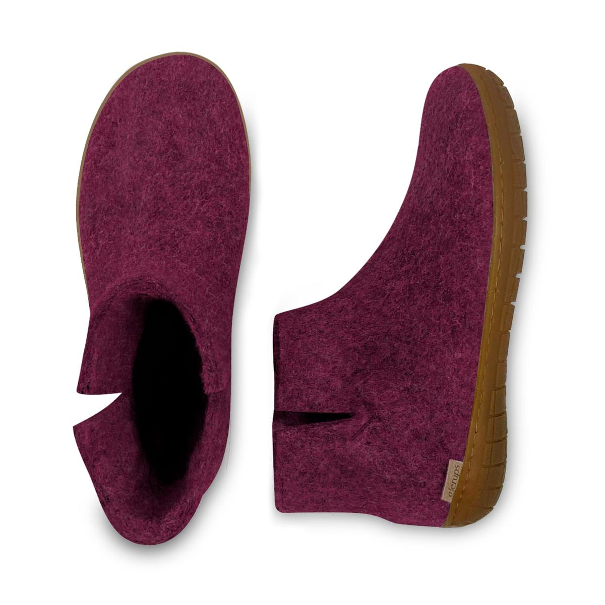 glerups Støvler med naturgummisåle - honey Støvler med naturgummisål Cranberry