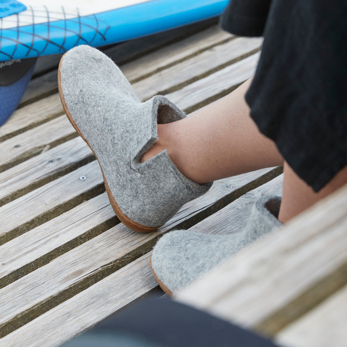 glerups Støvler med naturgummisåle - honey Støvler med naturgummisål Grå