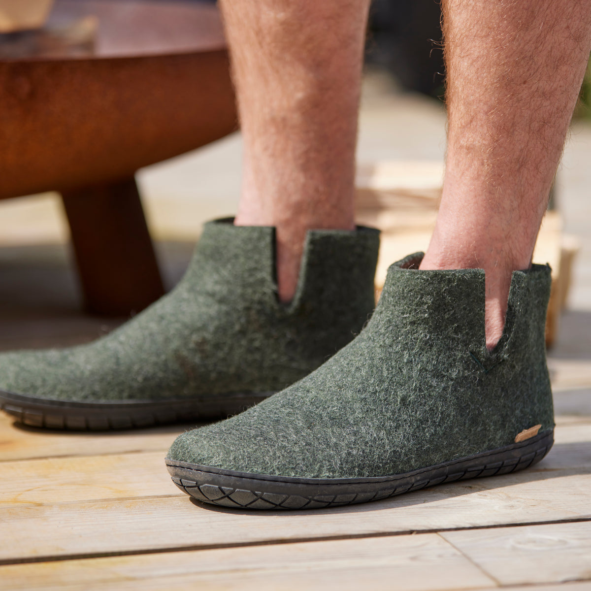 glerups Støvler med naturgummisåle - svart Støvler med naturgummisål Forest