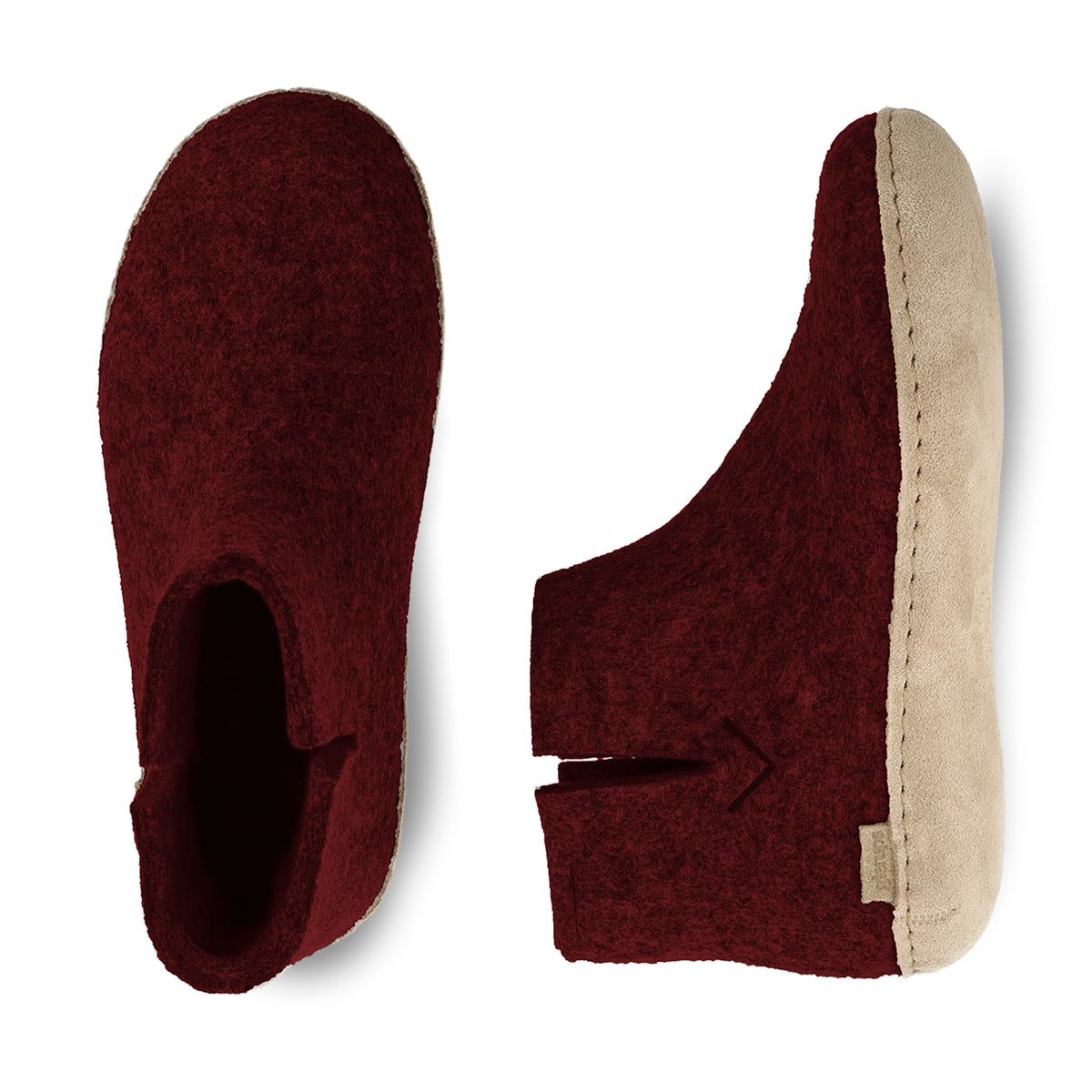 glerups Støvler med skinnsåle Støvler med skinnsåle 15 Beet