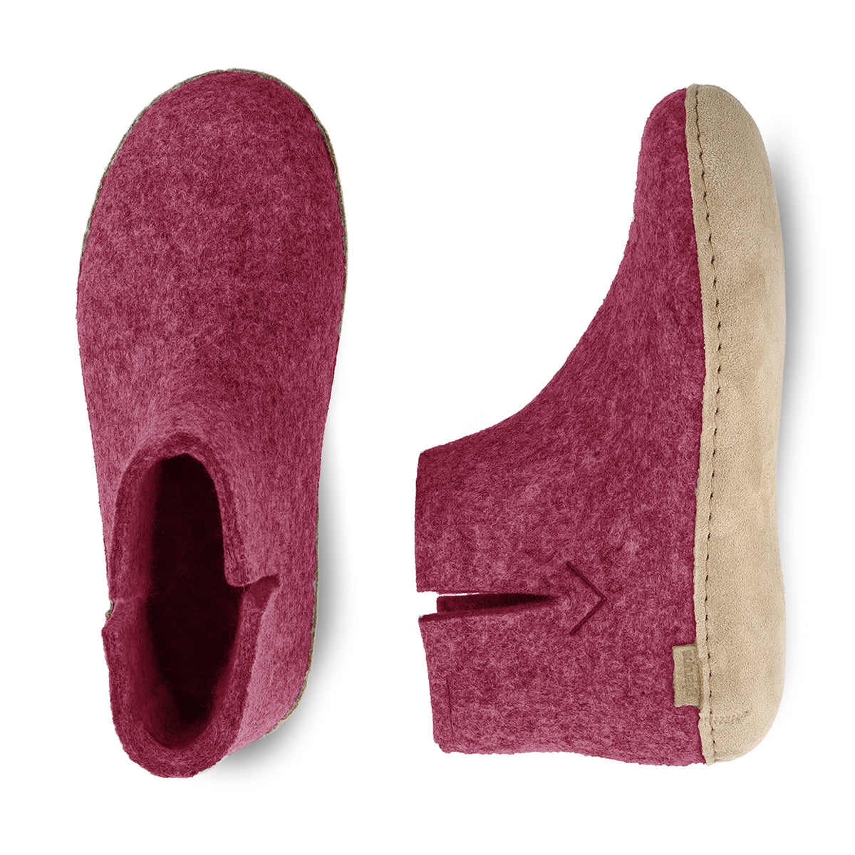 glerups Støvler med skinnsåle Støvler med skinnsåle Cranberry