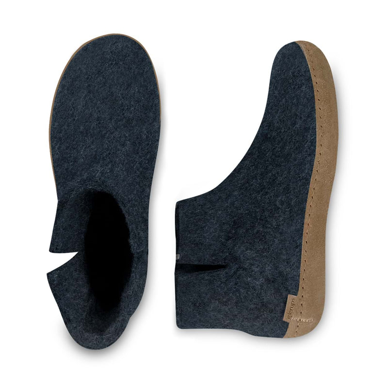 glerups Støvler med skinnsåle Støvler med skinnsåle Denim