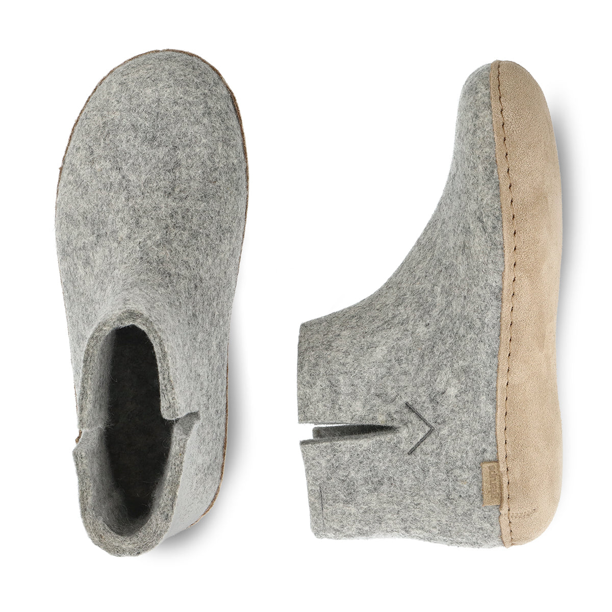 glerups Støvler med skinnsåle Støvler med skinnsåle Grå