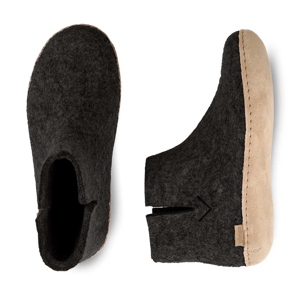 glerups Støvler med skinnsåle Støvler med skinnsåle Koksgrå