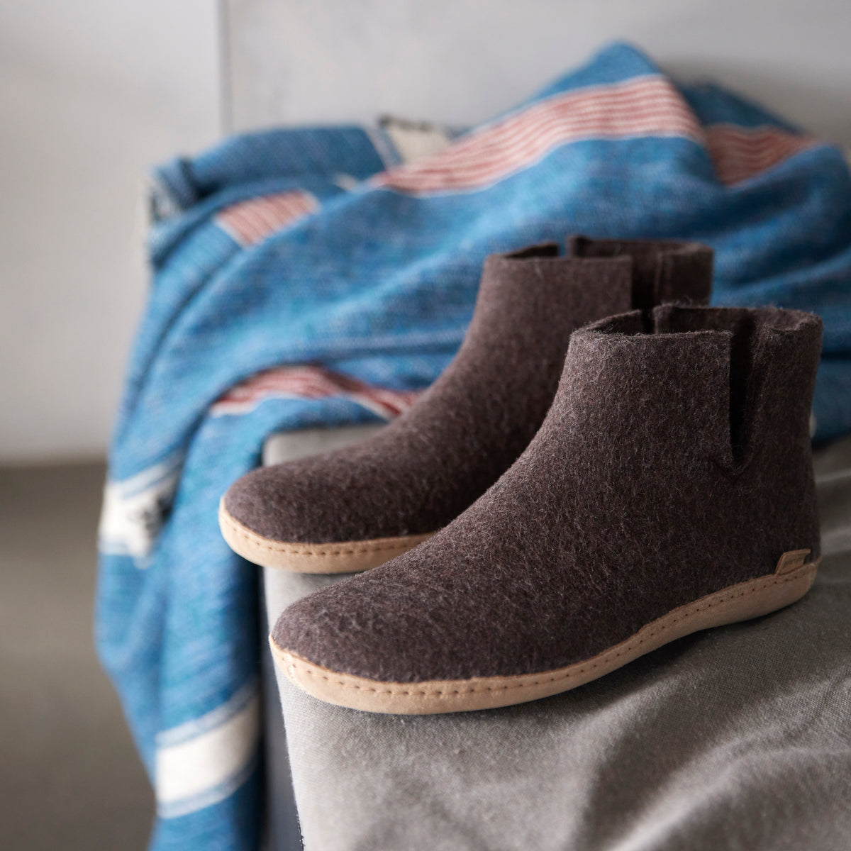 glerups Støvler med skinnsåle Støvler med skinnsåle Chestnut