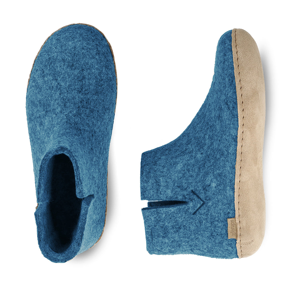 glerups Støvler med skinnsåle Støvler med skinnsåle Petrol