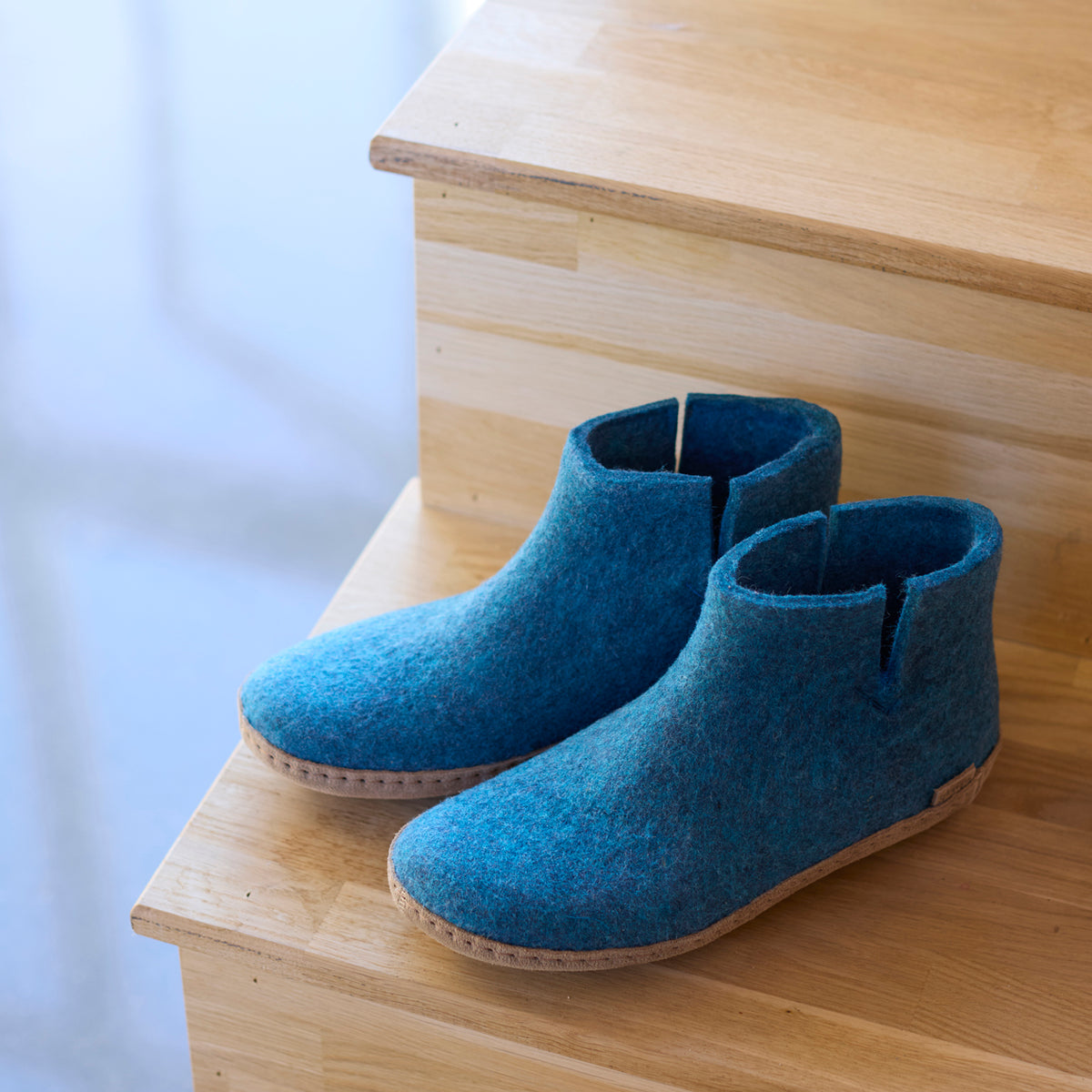 glerups Støvler med skinnsåle Støvler med skinnsåle Petrol