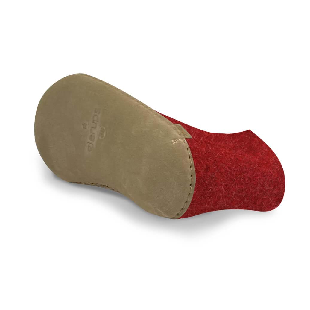 glerups Støvler med skinnsåle Støvler med skinnsåle Rød