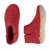 glerups Støvler med skinnsåle Støvler med skinnsåle Rød