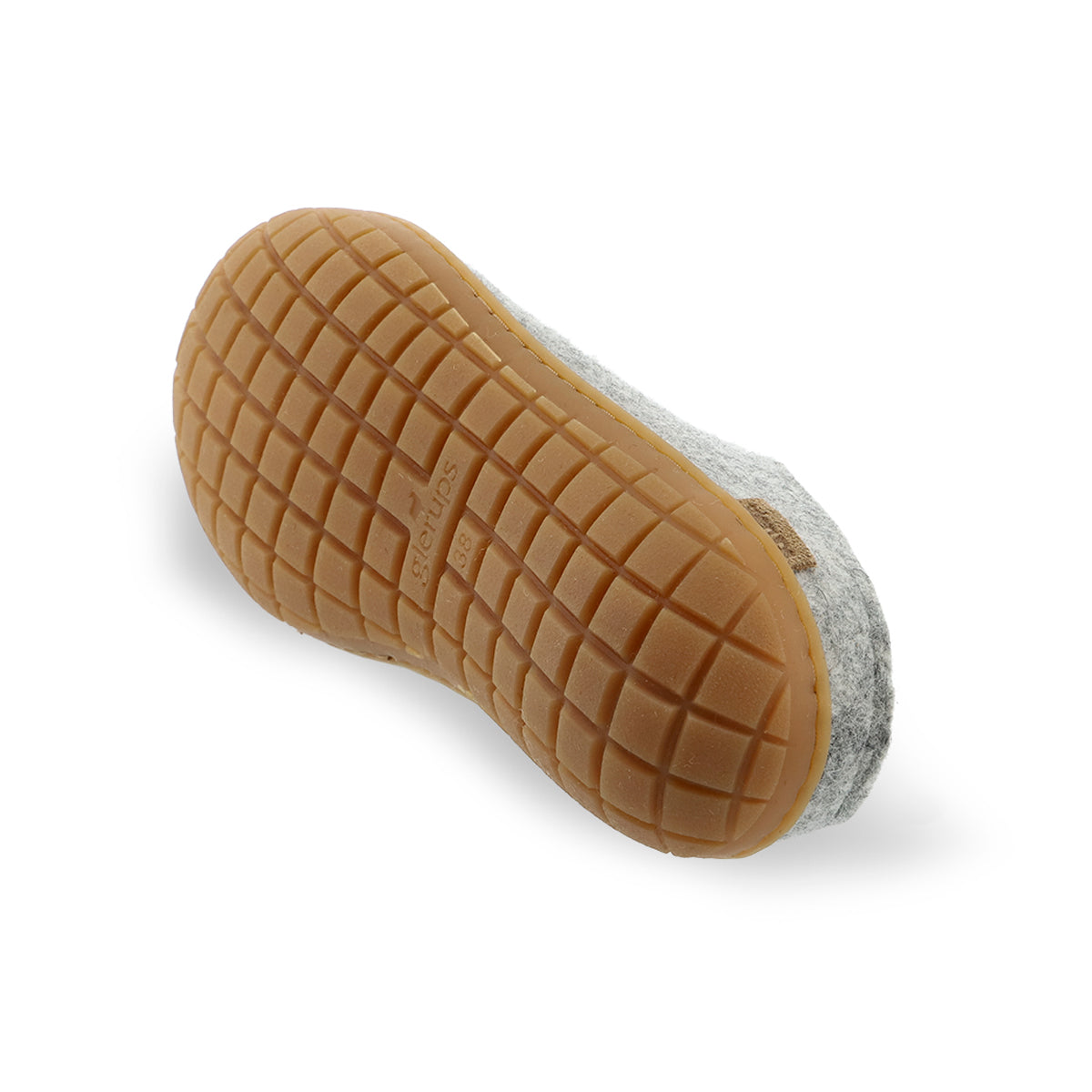 glerups Tøfler med naturgummisåle - honey Tøfler med naturgummisål Grå