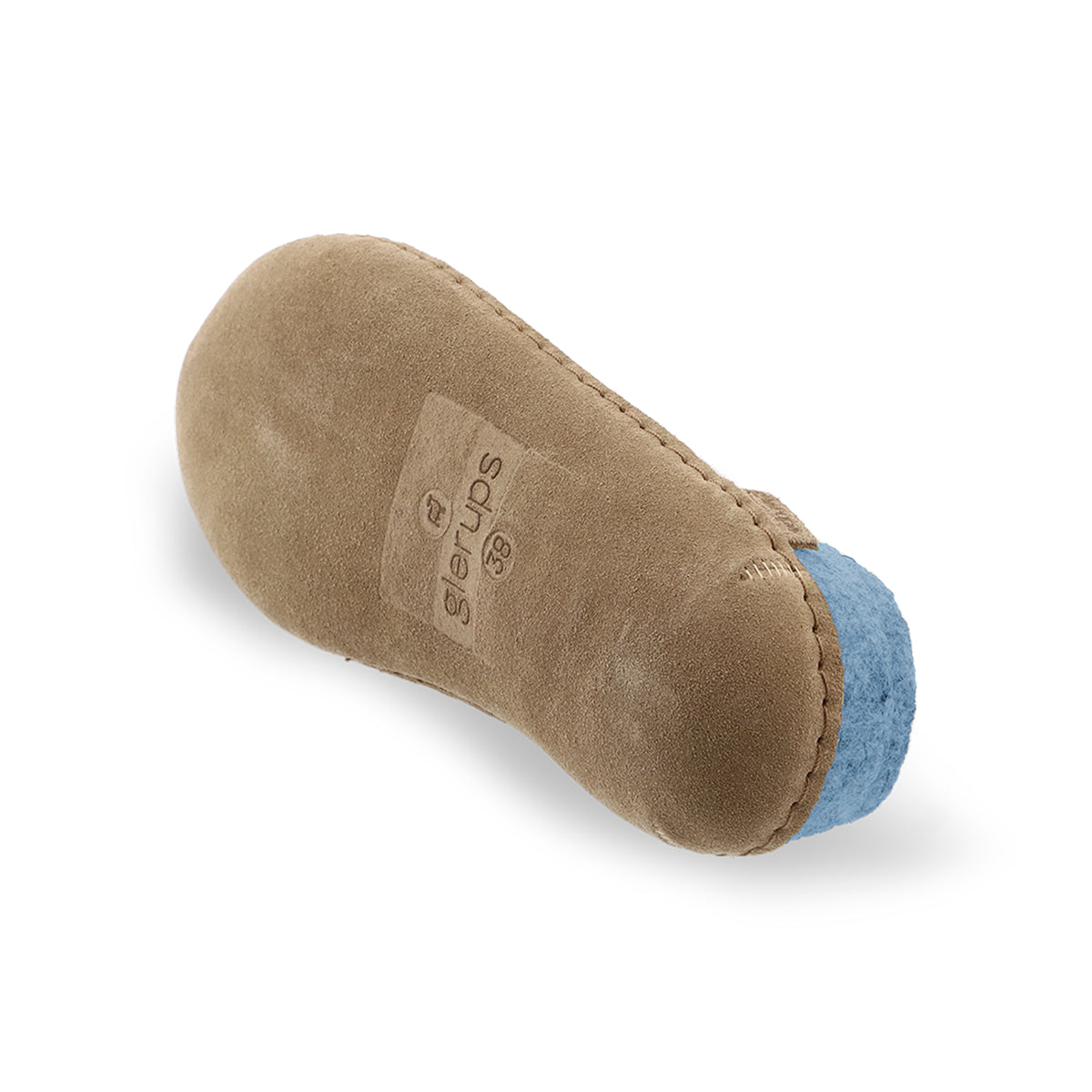 glerups Tøfler med skinnsåle Tøfler med skinnsåle 17 Sky