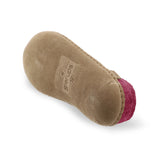 glerups Tøfler med skinnsåle Tøfler med skinnsåle Cranberry