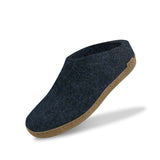 glerups Tøfler med skinnsåle Tøfler med skinnsåle Denim