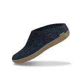 glerups Tøfler med skinnsåle Tøfler med skinnsåle Denim